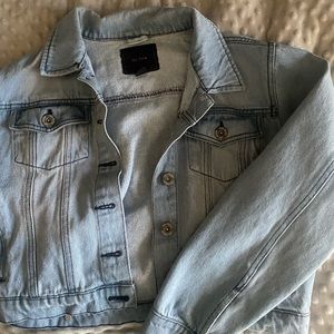 Blue denim jean jacket